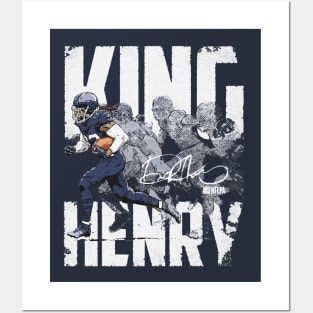 Derrick Henry Tennessee King Henry Posters and Art